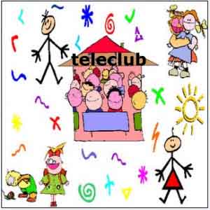 Cartel festivo del teleclub