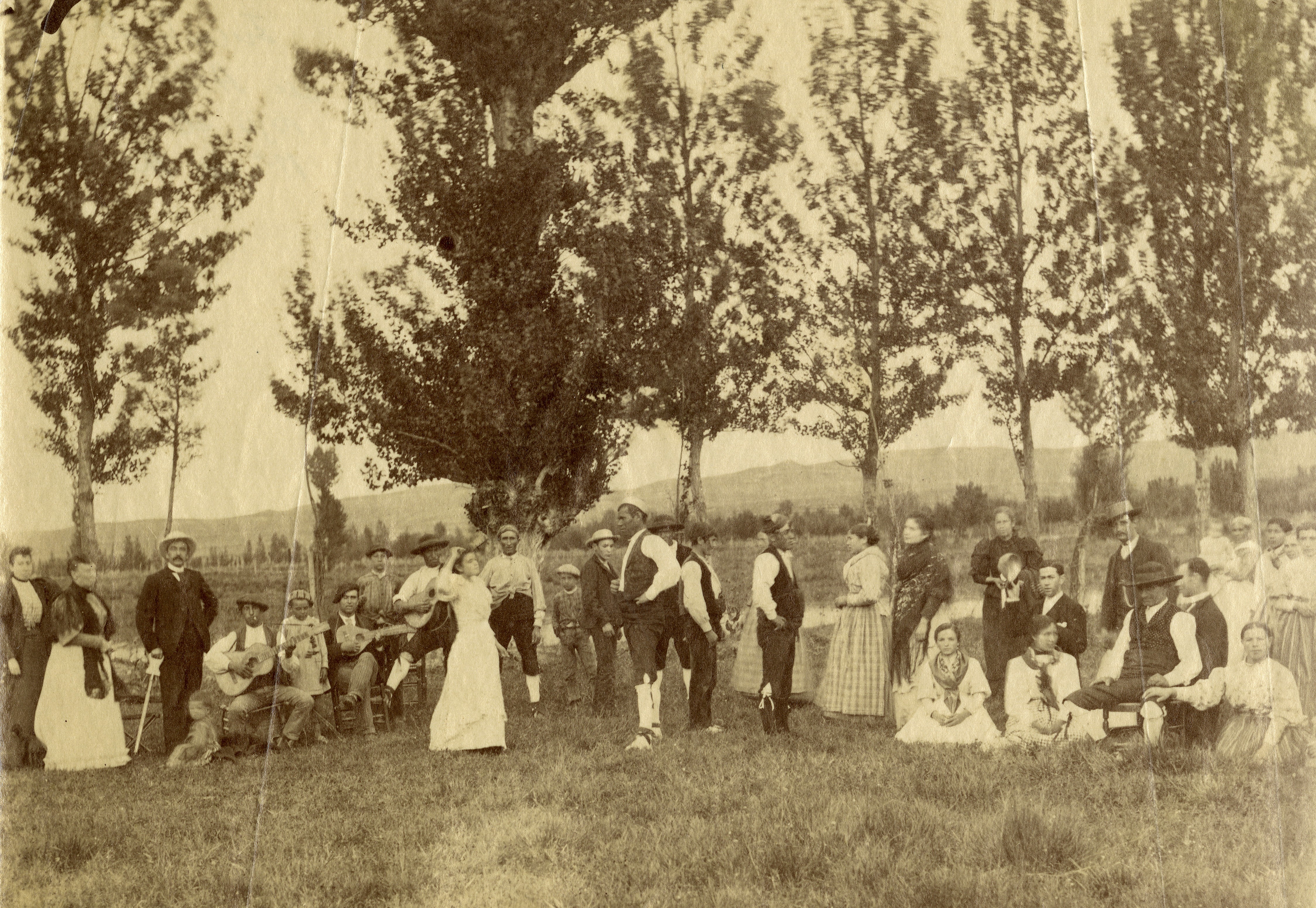 Fiesta al aire libre con los marqueses de Cerralbo